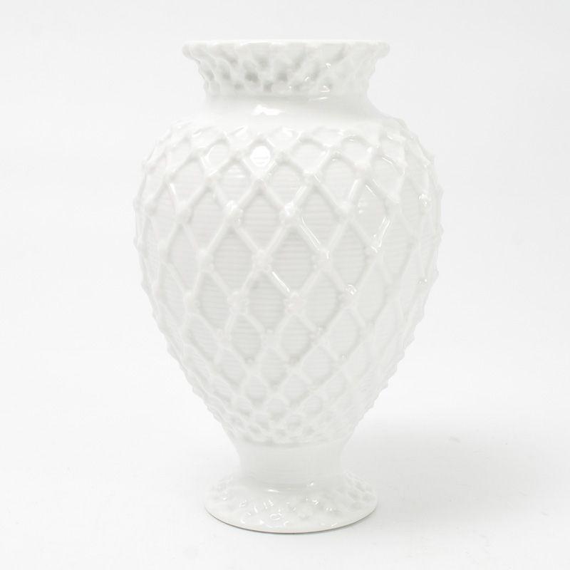

Ваза белая Италия Palais Royal Trame in bianco 18 см