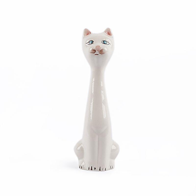 

Статуэтка кермическая с цветочным рисунком "Кошка"
