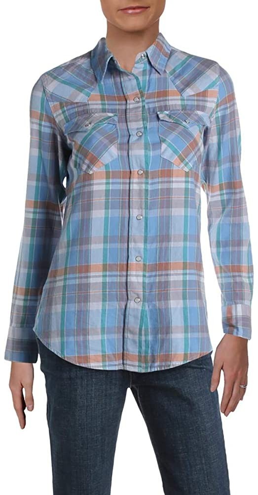 

Сорочка Polo RALPH LAUREN хлопок в клетку Western Top Blue, Сорочка Polo RALPH LAUREN хлопок в клетку Western Top Blue XS