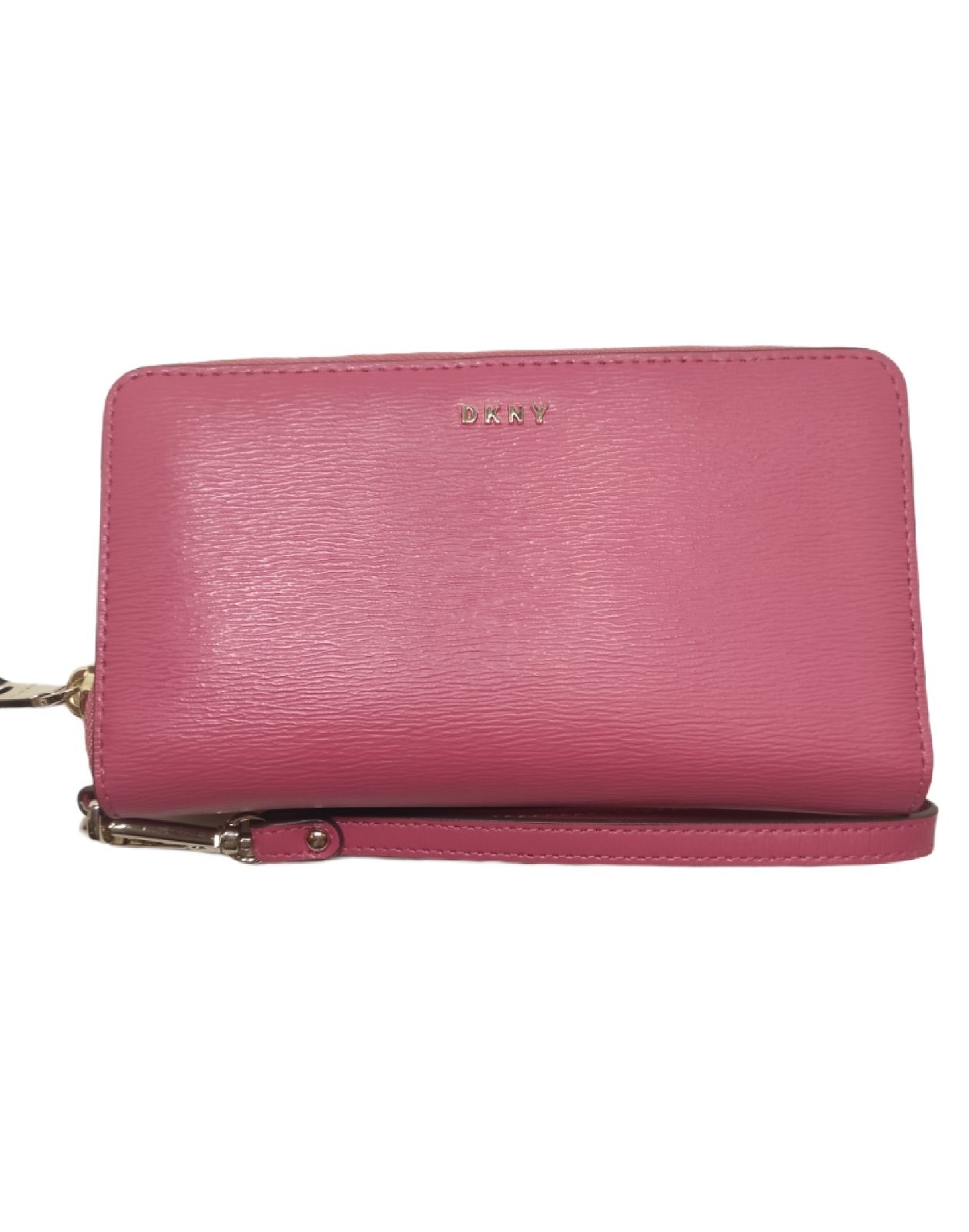 

Женский кошелек кожаный DKNY R83L3660 розовый