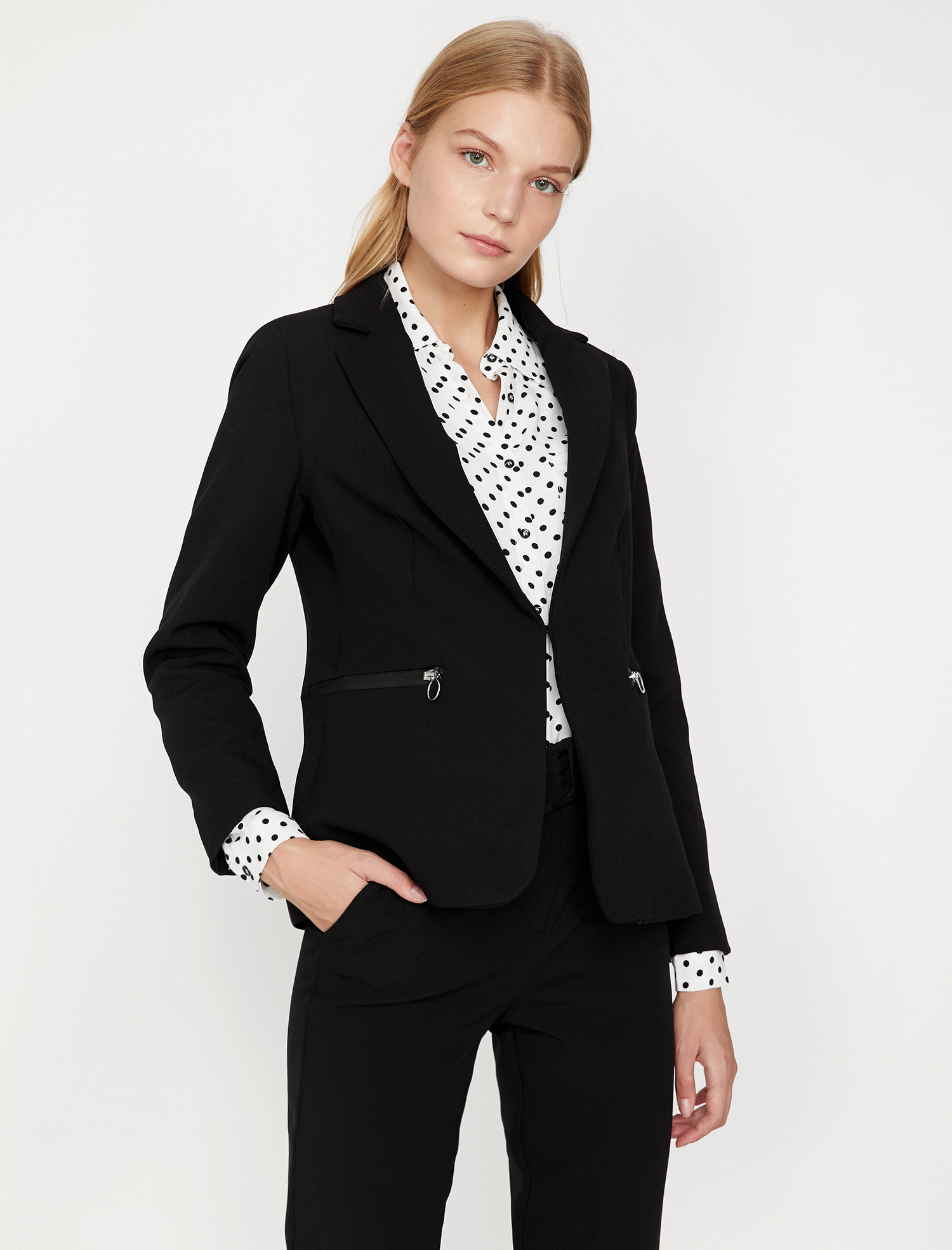 

Пиджак Koton 9KAK56188IW-999 38 Black