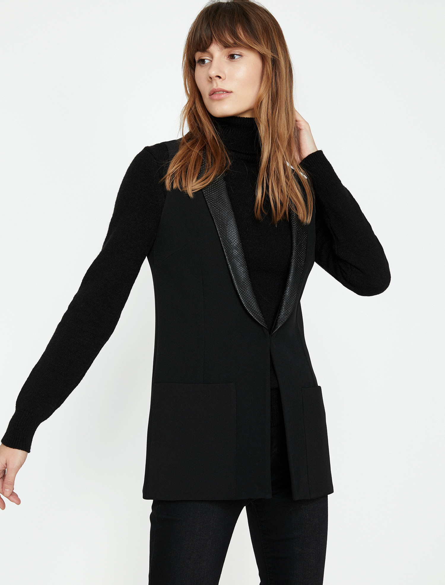 

Жилет Koton 9KAK36354IW-999 34 Black
