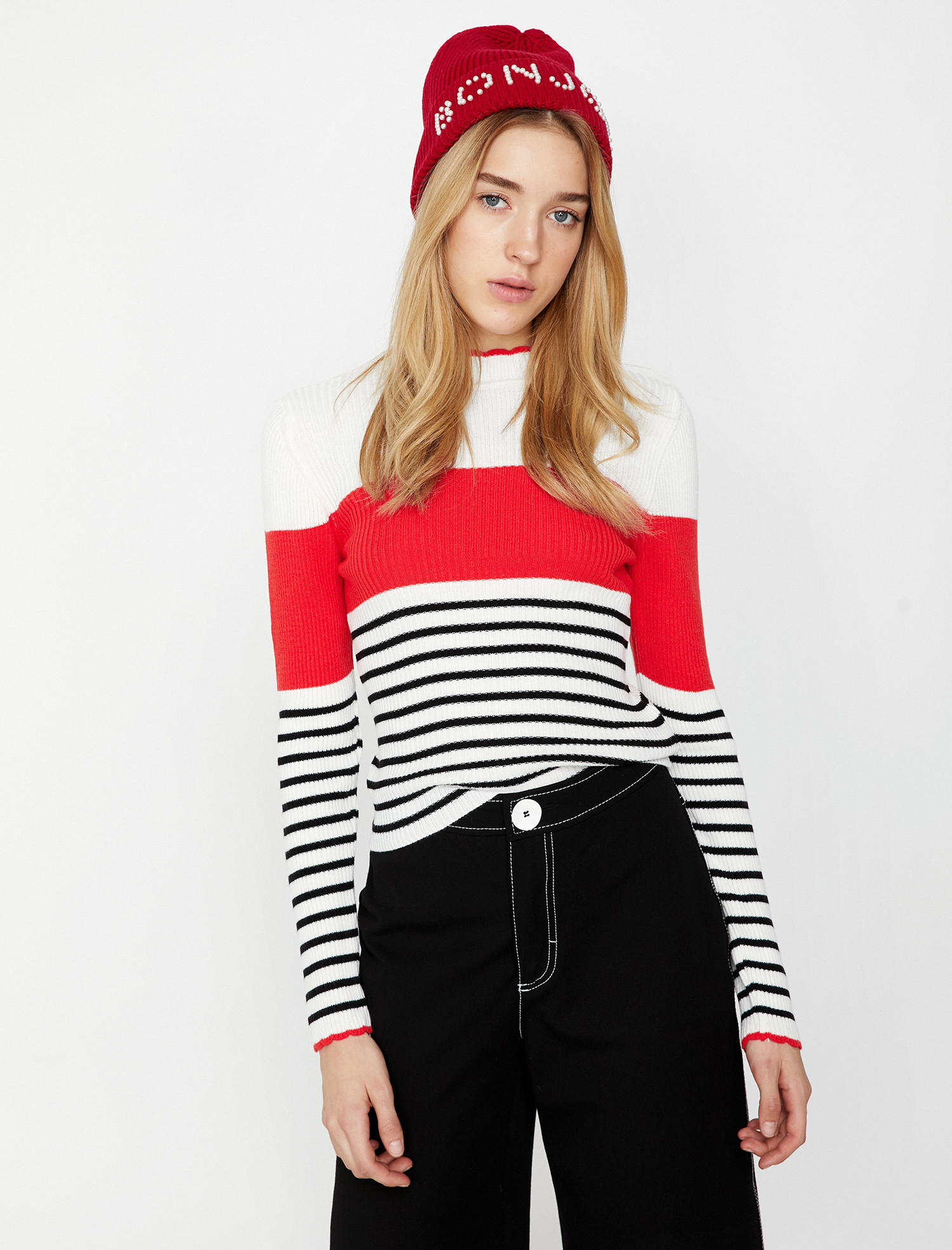 

Свитер Koton 9KAL96948OT-17L  Red Stripe, Свитер Koton 9KAL96948OT-17L XS Red Stripe