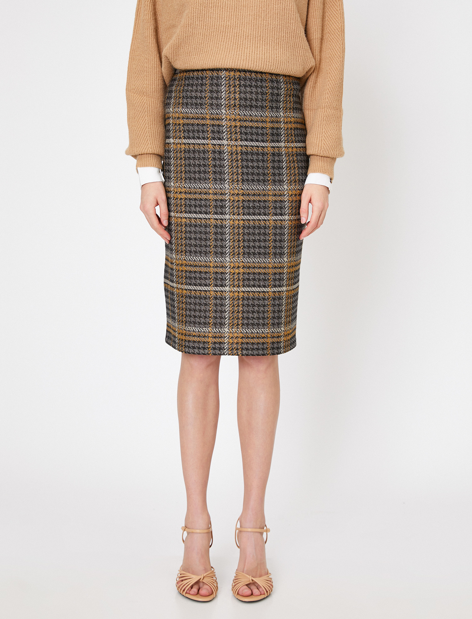 

Юбка Koton 0KAK73938EK-39P XL Black Check