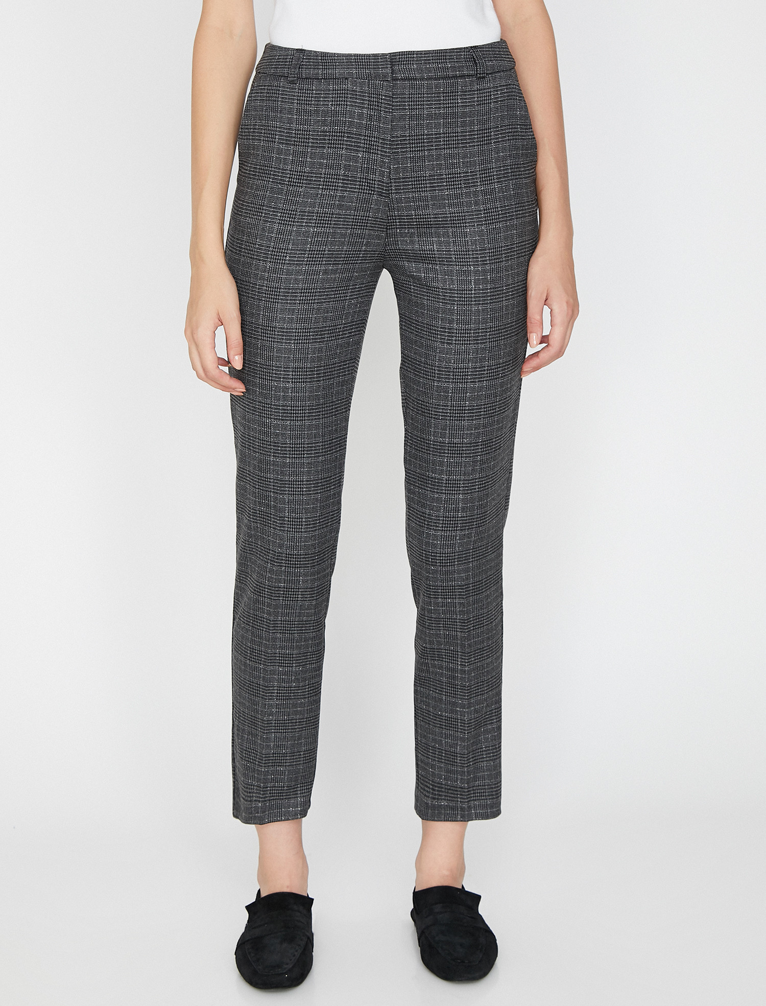 

Брюки Koton 0KAK46638IW-R20 34 Silver Check