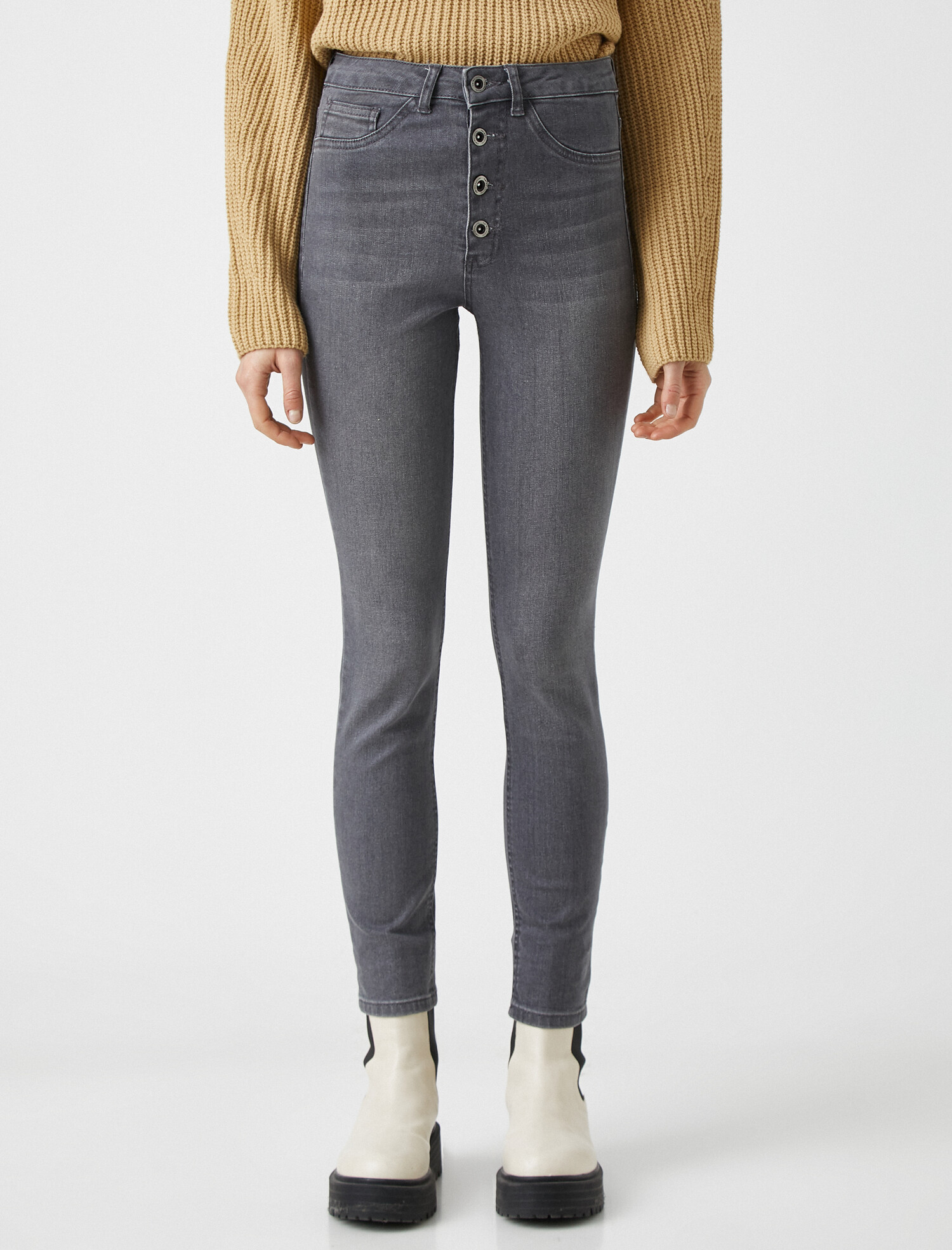 

Джинсы Koton 0KAK47337DD-GRY 30-32 Grey