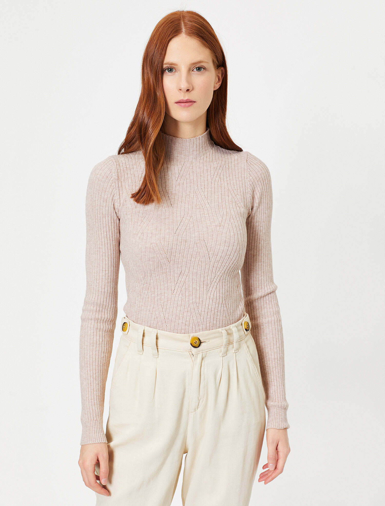 

Гольф Koton 0KAK93828YT-063 XL Beige