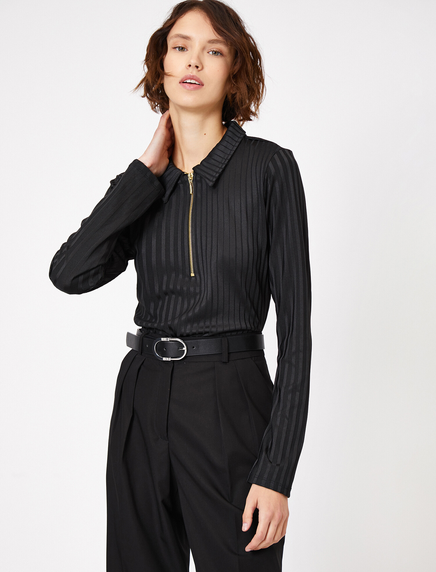 

Лонгслив Koton 0KAK13378EK-999  Black, Лонгслив Koton 0KAK13378EK-999 L Black
