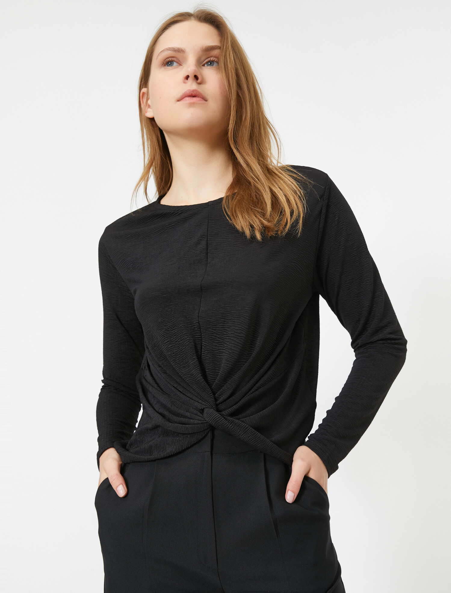 

Лонгслив Koton 0KAK13520EK-999  Black, Лонгслив Koton 0KAK13520EK-999 M Black