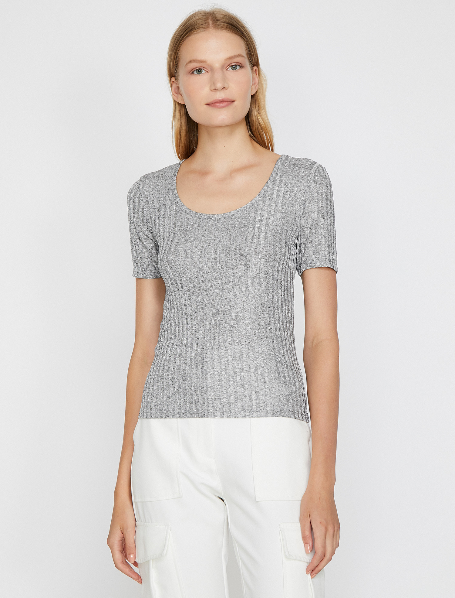 

Футболка Koton 0KAK13206EK-027 XXL Grey