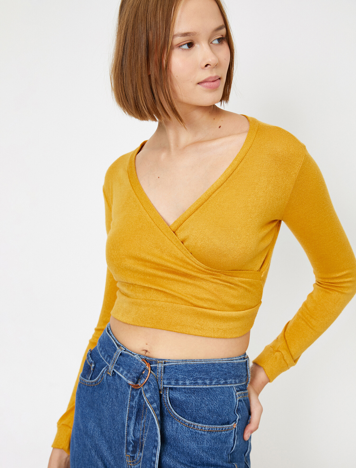 

Топ Koton 0KAL98242IK-170  Yellow, Топ Koton 0KAL98242IK-170 XL Yellow