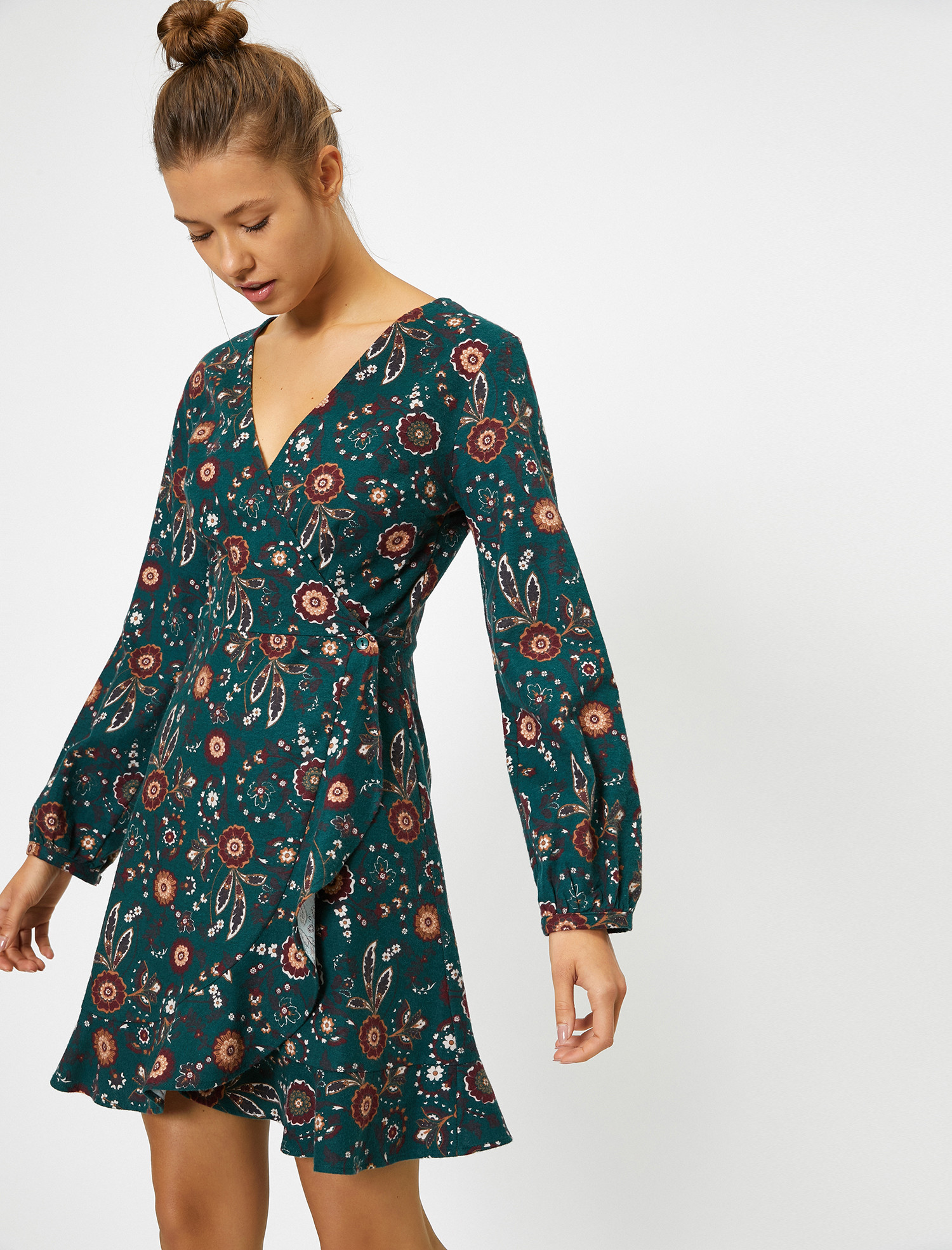 

Платье Koton 0KAL88499IW-DG1 34 Dark Green