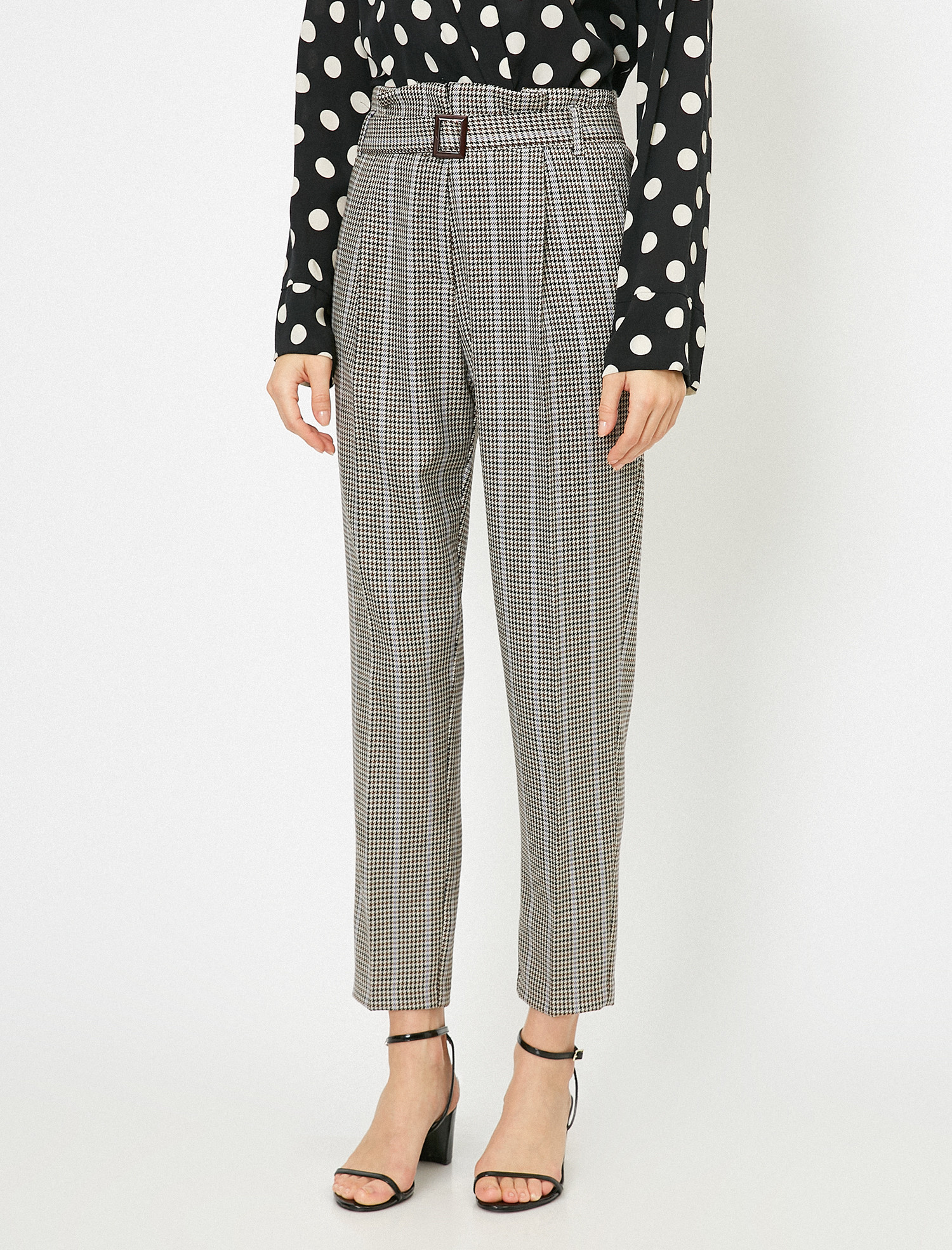 

Брюки Koton 0KAK42838UW-T65 38 Lila Check