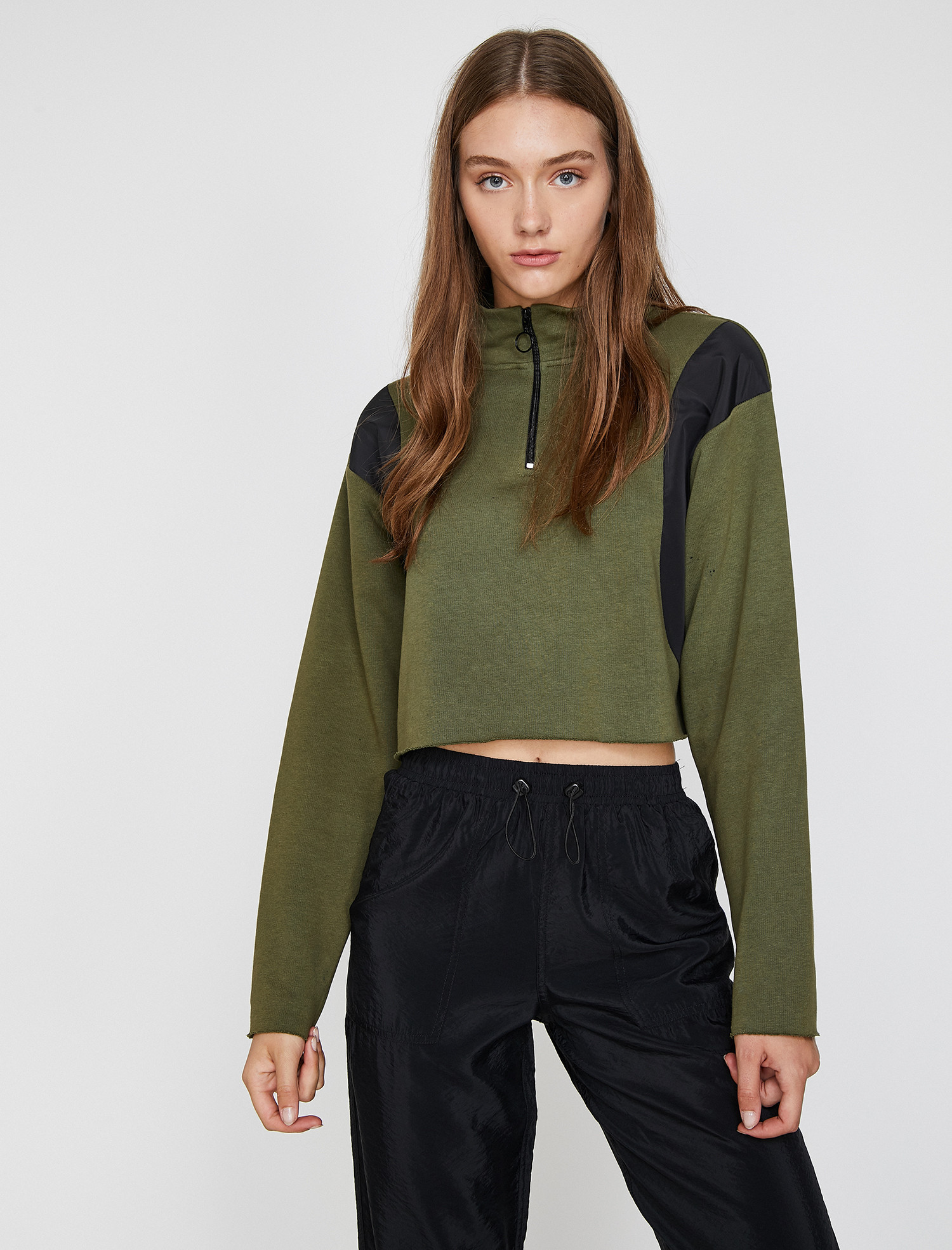 

Свитшот Koton 0KAL18237IK-885 S Khaki