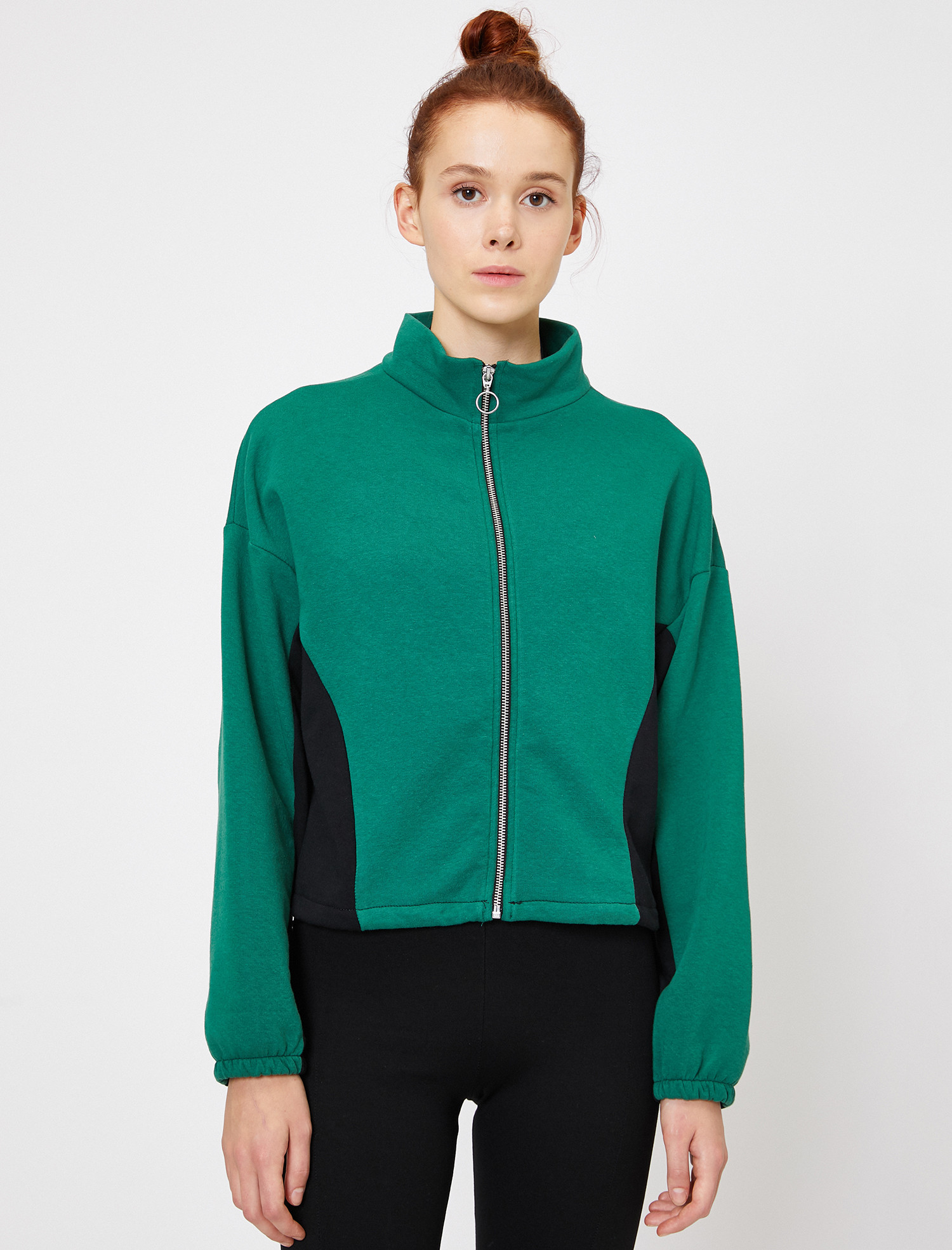 

Толстовка Koton 0KAL18109IK-780  Green, Толстовка Koton 0KAL18109IK-780 XS Green