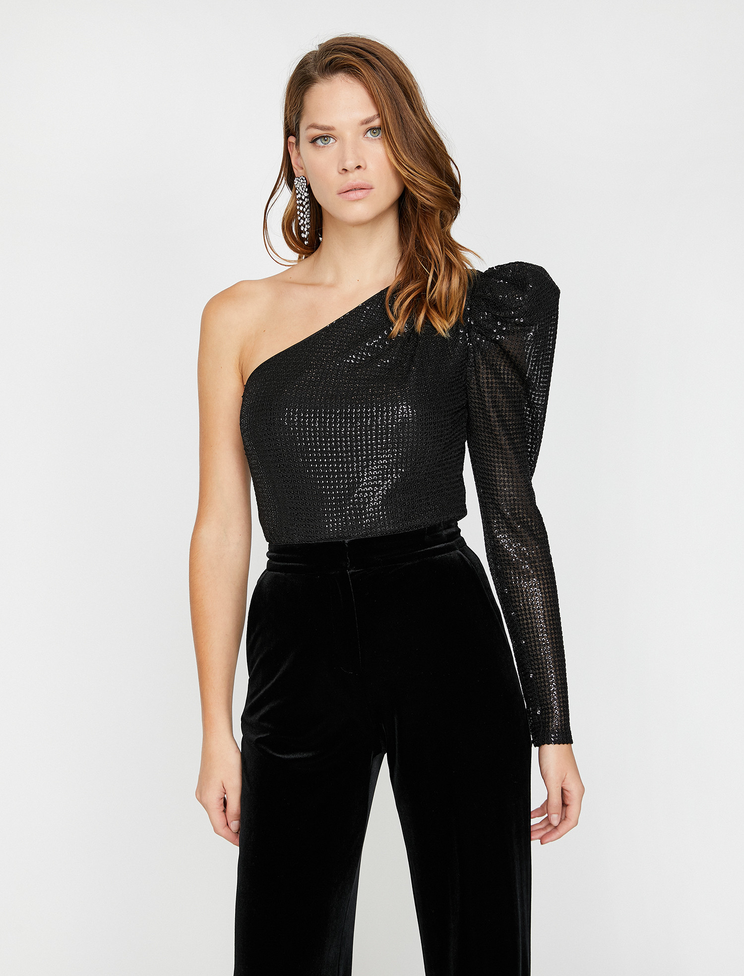 

Блузка Koton 0KAK62116UK-999 L Black
