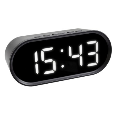 

Настольные часы TFA, LED, USB-кабель, 50x150x65 мм