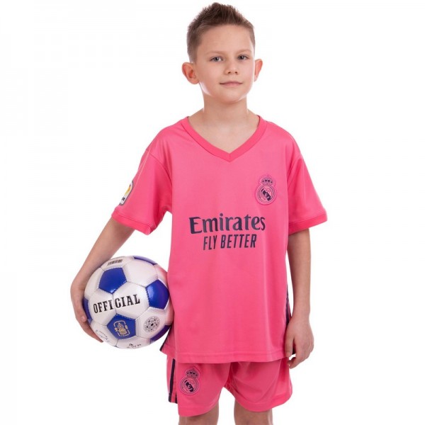 

Форма футбольная детская REAL MADRID гостевая 2021 SP-Planeta CO-2479 р-р 24 Розовый (SKL025414)