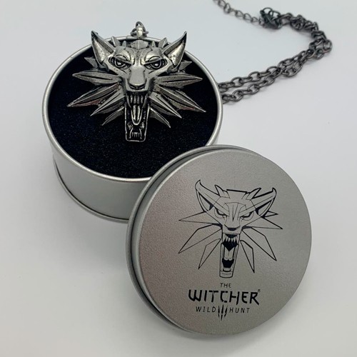 

Медальон Геральта The Witcher Jinx в металлическом боксе