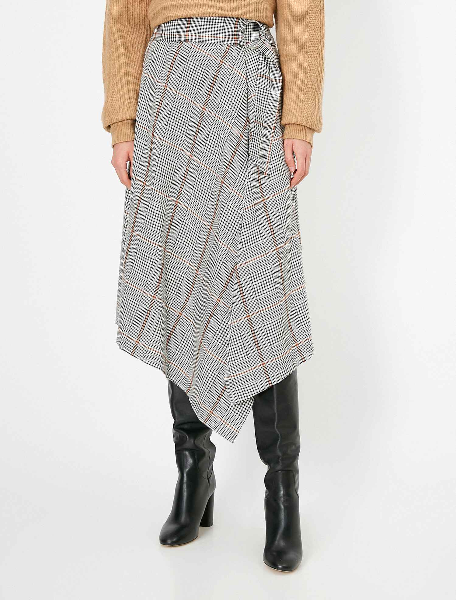 

Юбка Koton 0YAK73293EW-18T 38 Grey Check