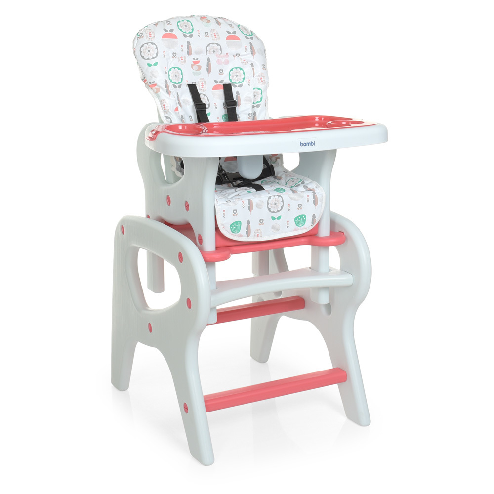 

Стульчик для кормления Bambi New M 0816 Flowers Pink (M 0816)