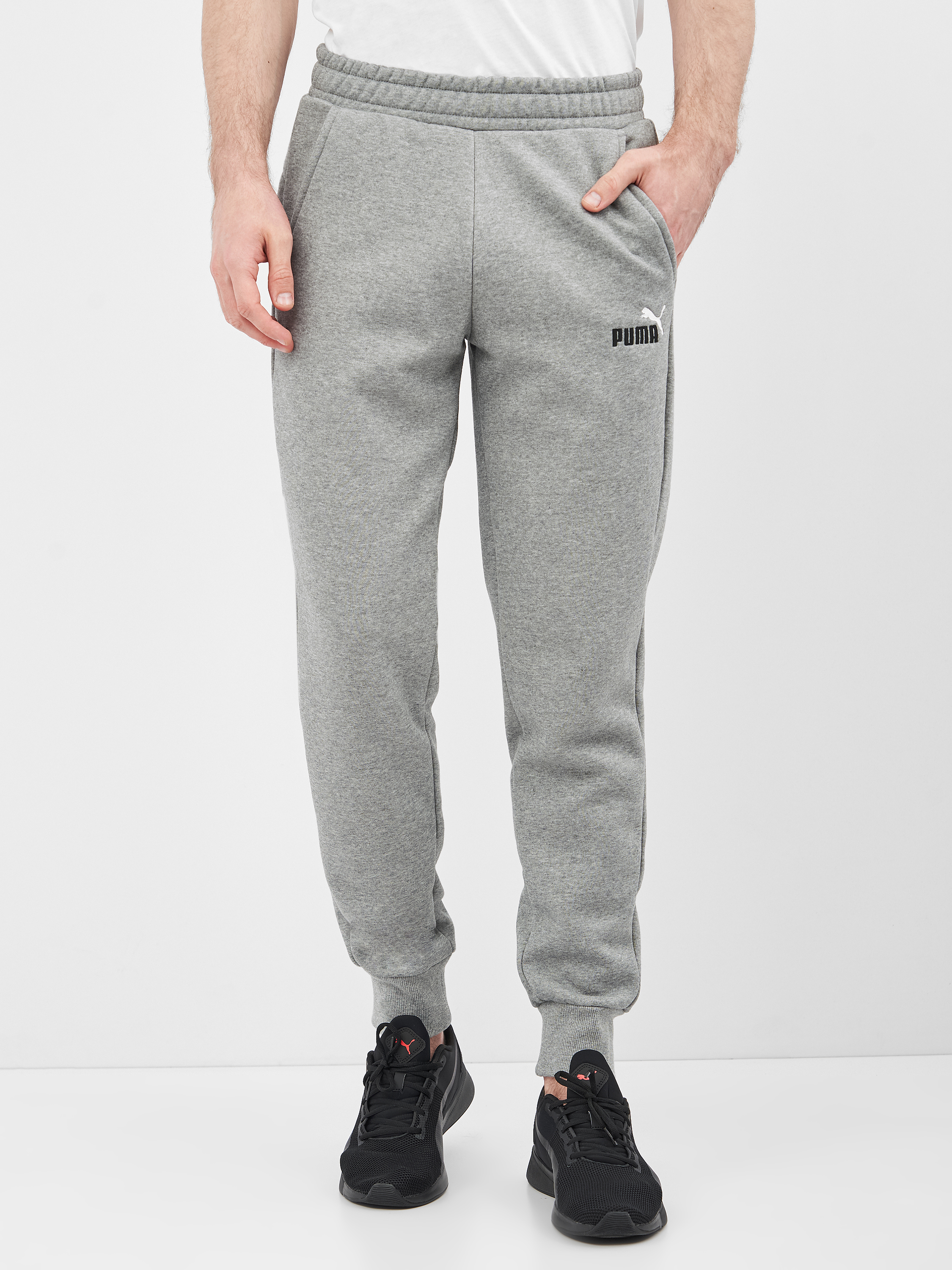 

Спортивные штаны Puma ESS+ Embroidery Logo Pants 58718703 XS Medium Gray Heather
