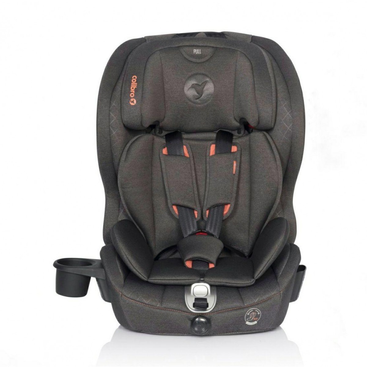 

Автокресло Colibro Go группа 1-2-3 (9-36 кг) с боковой защитой и системой IsoFix + ремень Top Tether и подстаканник Темно-серый