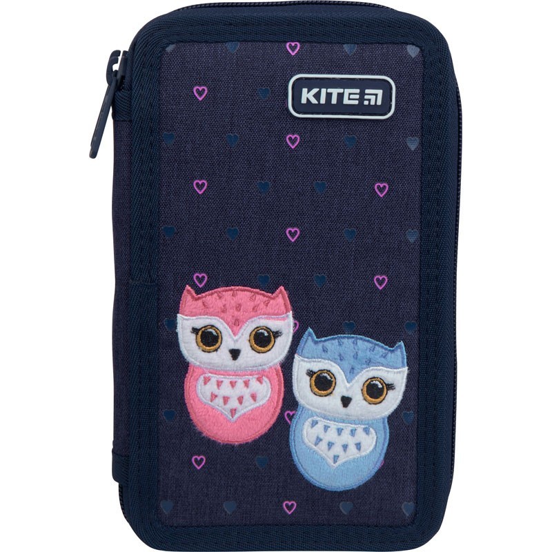 

Пенал Kite Education Lovely owls K21-623-1, 2 відділення