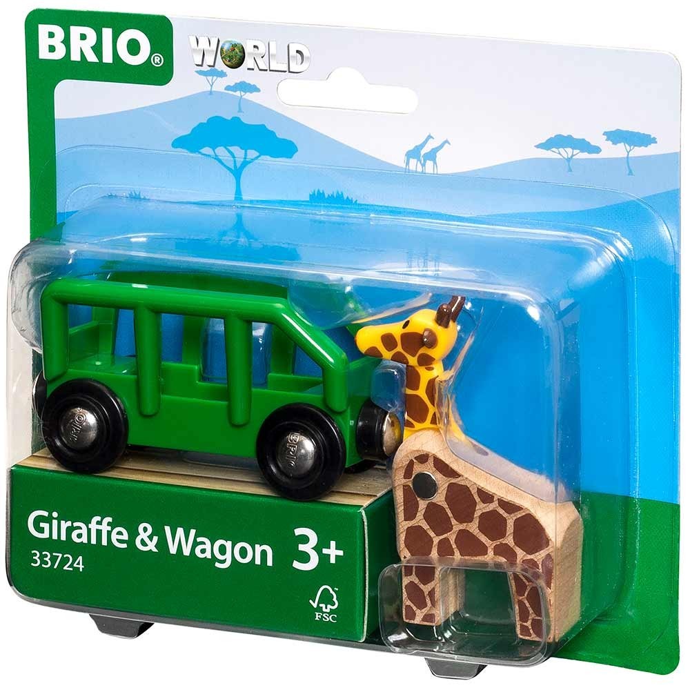 

Вагон для железной дороги BRIO с жирафом (33724)