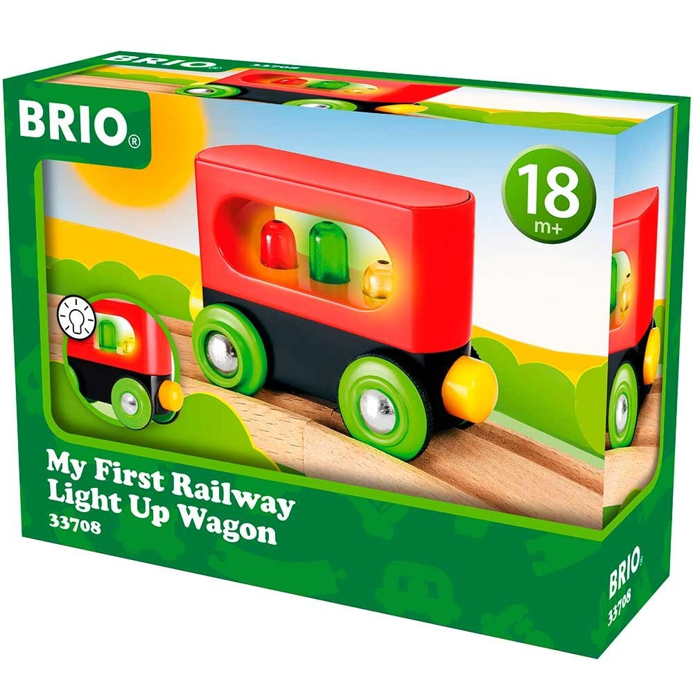 

Мой первый вагон для железной дороги BRIO с подсветкой (33708)