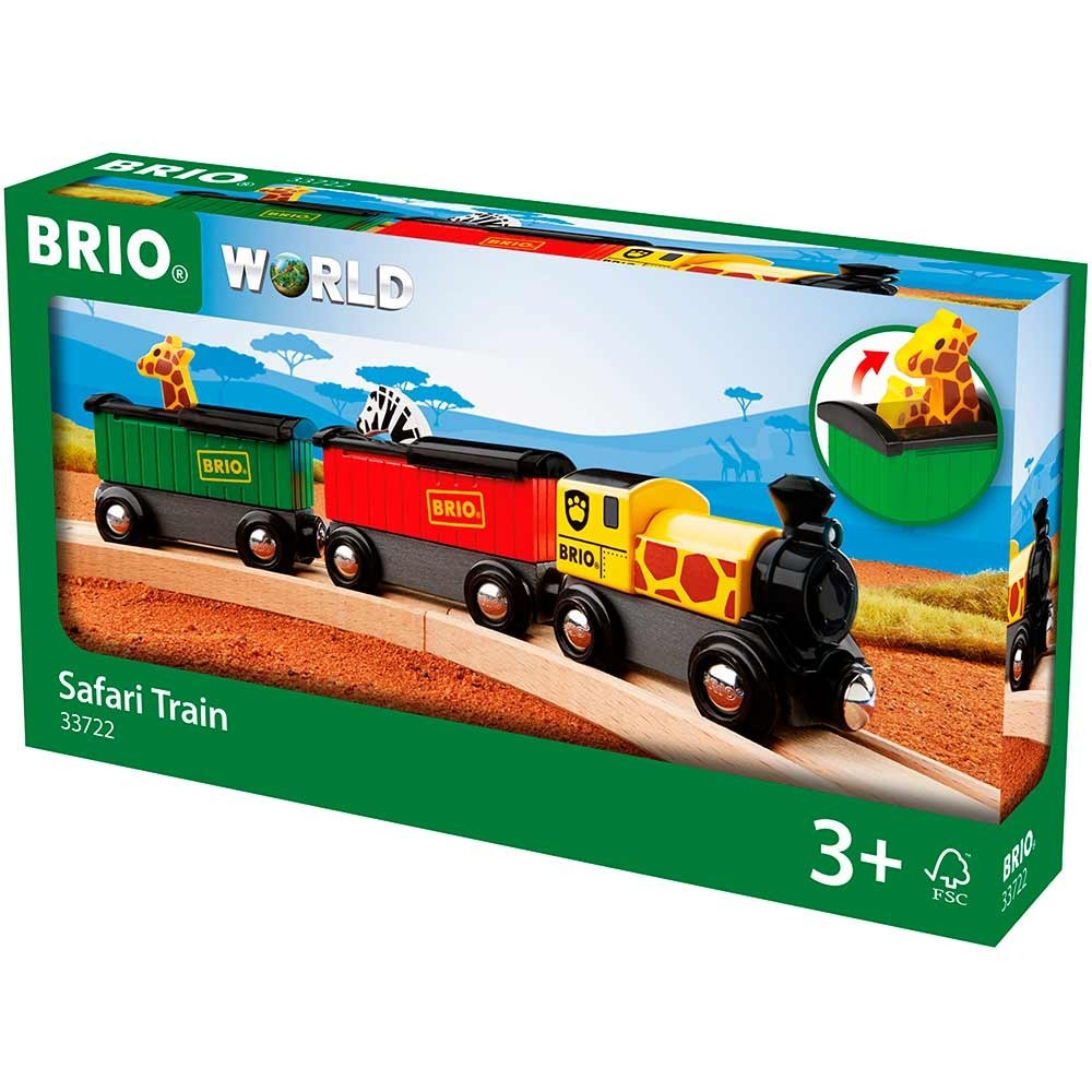 

Поезд для железной дороги BRIO Сафари (33722)