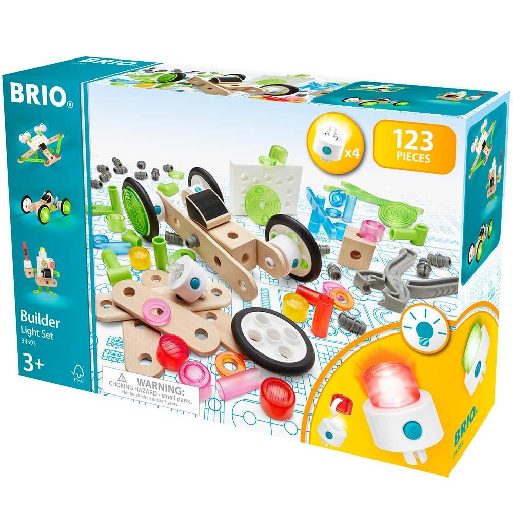 

Конструктор BRIO Builder со светом 123 эл. (34593)