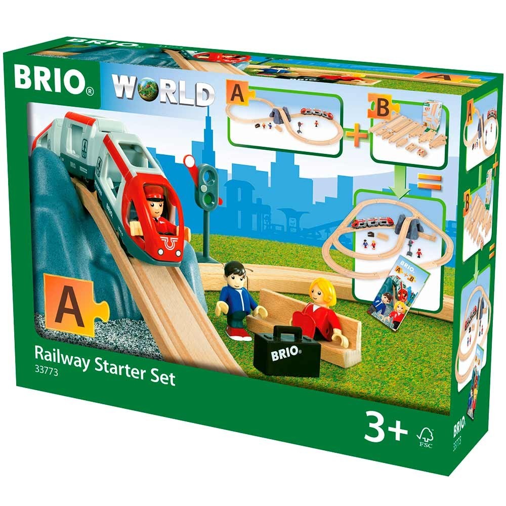

Детская железная дорога BRIO Стартовый набор (33773)
