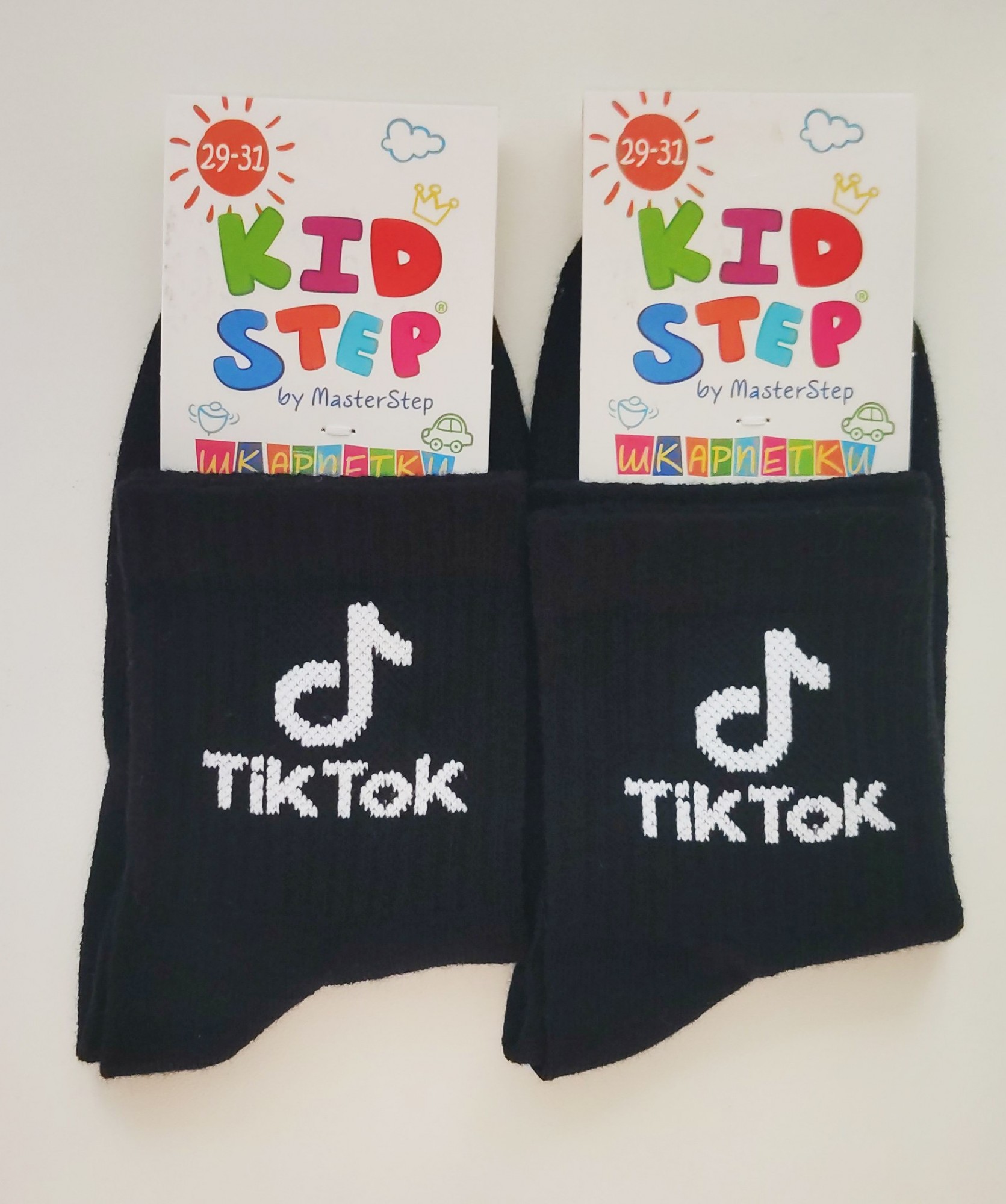 

Детские носки Tik Tok Master Step 009 18-20(29-31) Черные