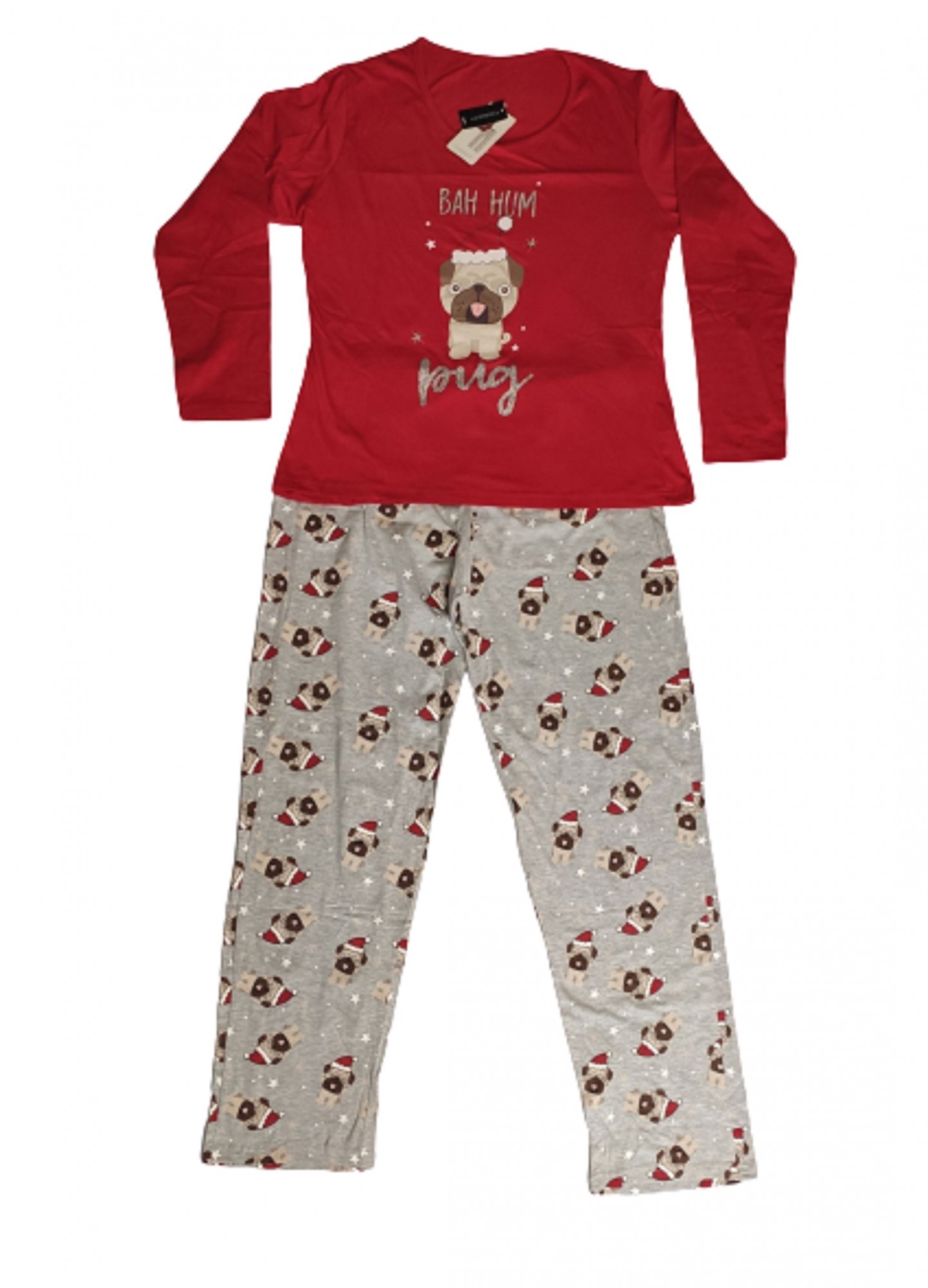 

​Пижама Peacocks «Bah Hum Pug» 50р L UK14-16 20-00338