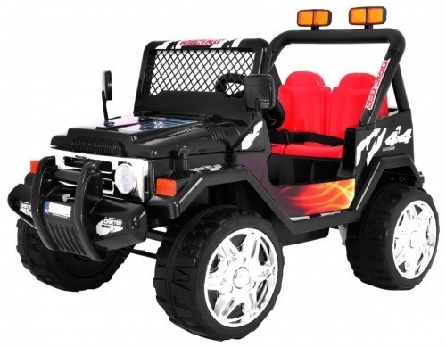 

Внедорожник Jeep Raptor Drifter черный, детский электромобиль с пультом и на мягких колесах