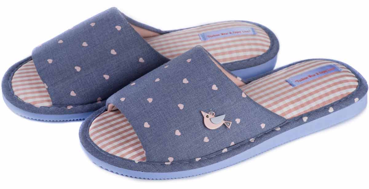 

Комнатные тапочки Twins Твинс женские HS джинс р.38/39 (3534)
