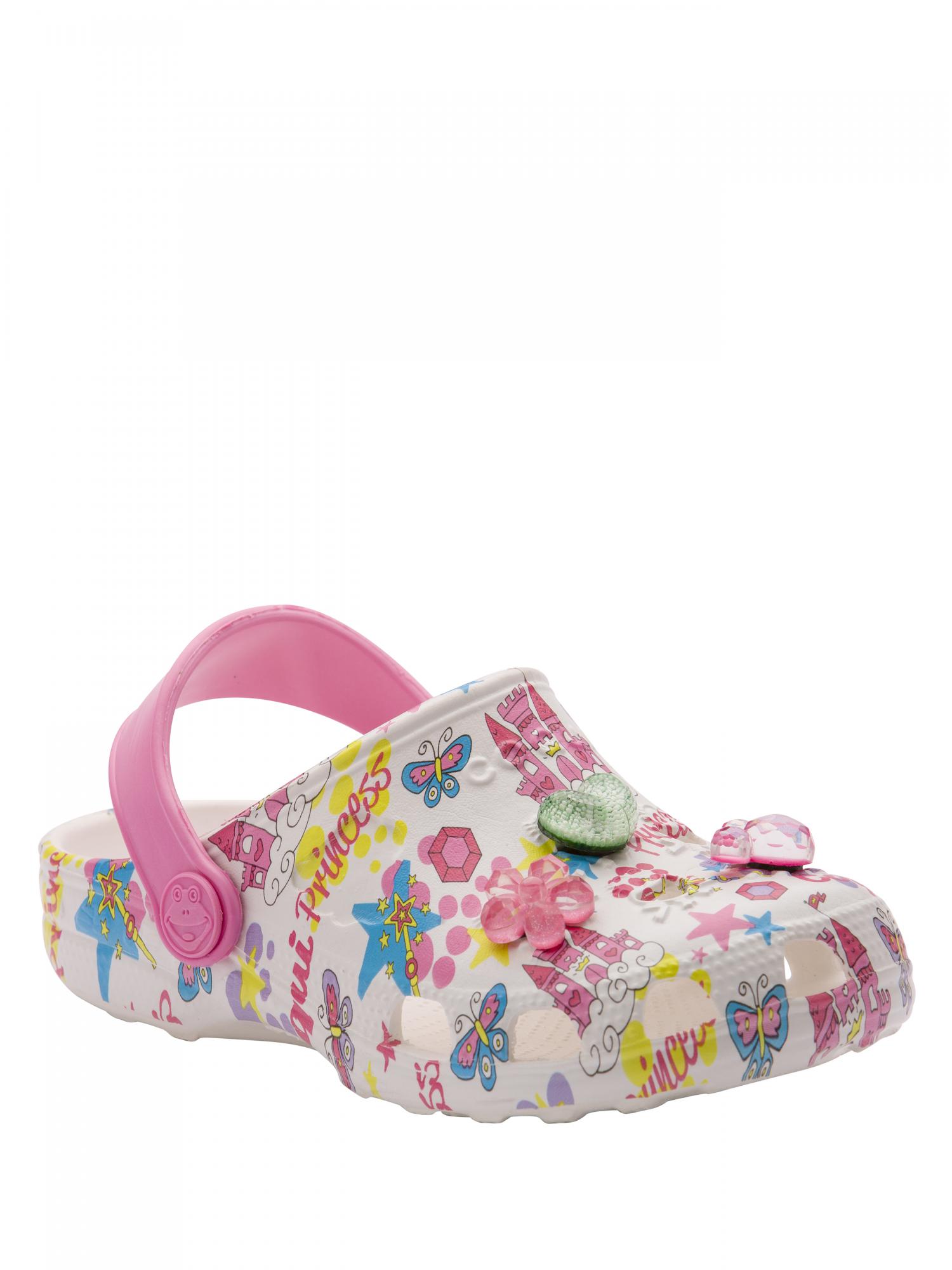 

Клоги Coqui 8701 Little Froggy 20/21 12 см White/Dk. Princess + amulet (8701_20/21_White)