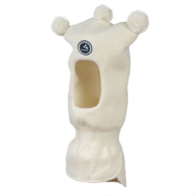

Вязаная зимняя шапка-шлем Хуппа Huppa Coco белый, XS 43-45 см (85070000-60020-0XS)
