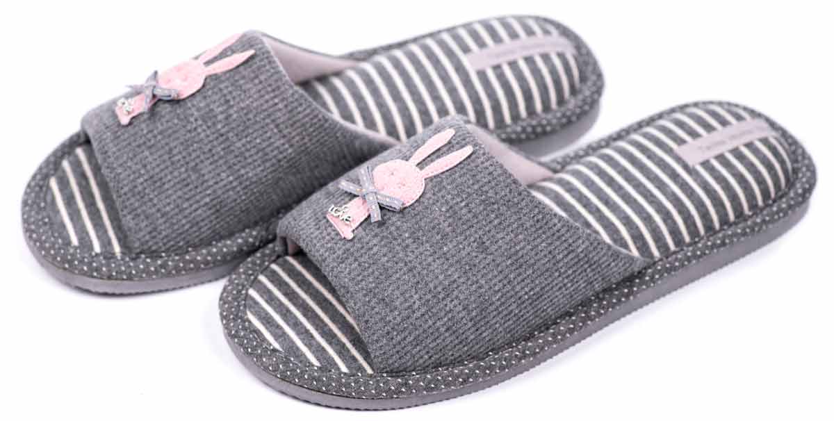 

Комнатные тапочки Twins Твинс женские HS-VL Gray rabbit, р.40 (4582)