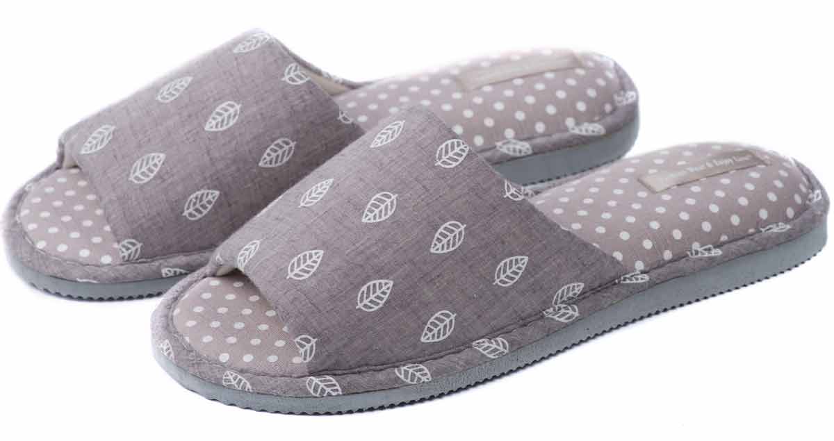 

Комнатные тапочки Twins Твинс женские HS серые р.38/39 (3499)