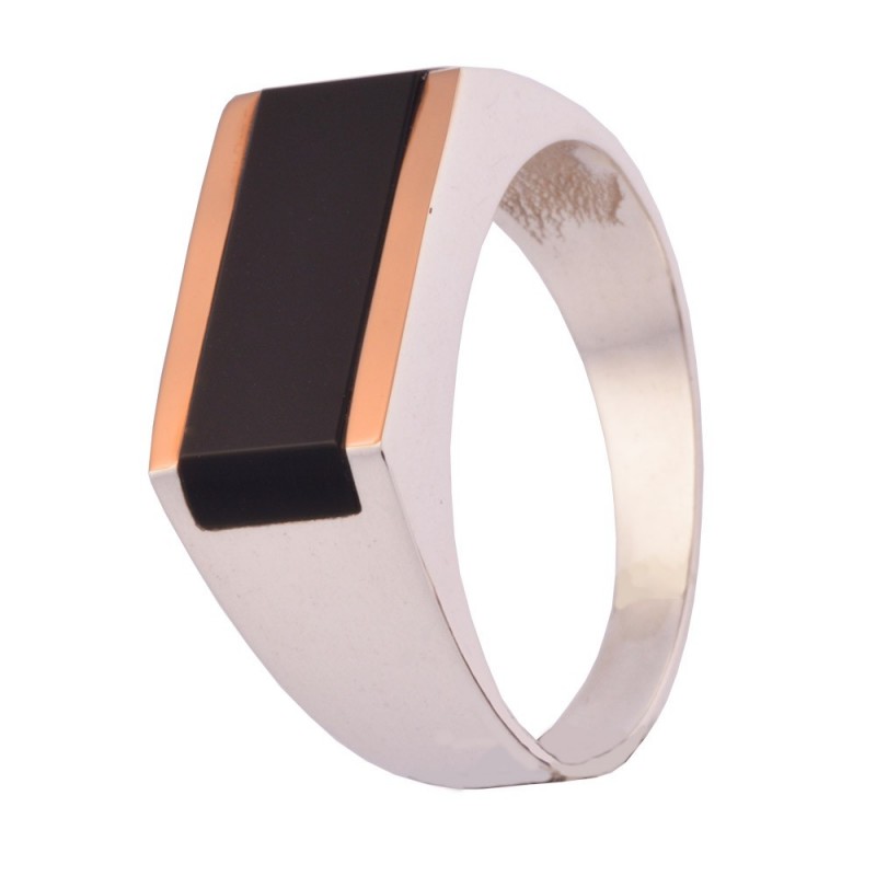 

Мужское серебряное кольцо 313з-7, 20.5 размер