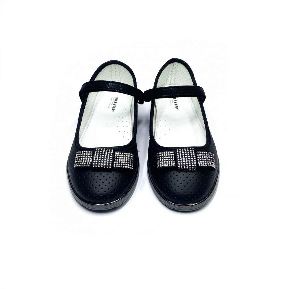 

Туфли для девочек Weestep Diamond 37 23,7 см Black 4655