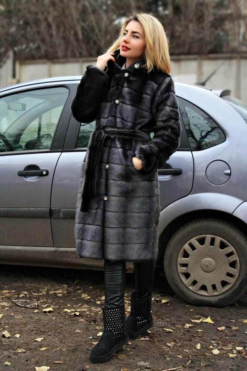 

Fashions • Шуба Kelly Fashions 42 графит (№021/п-стр)