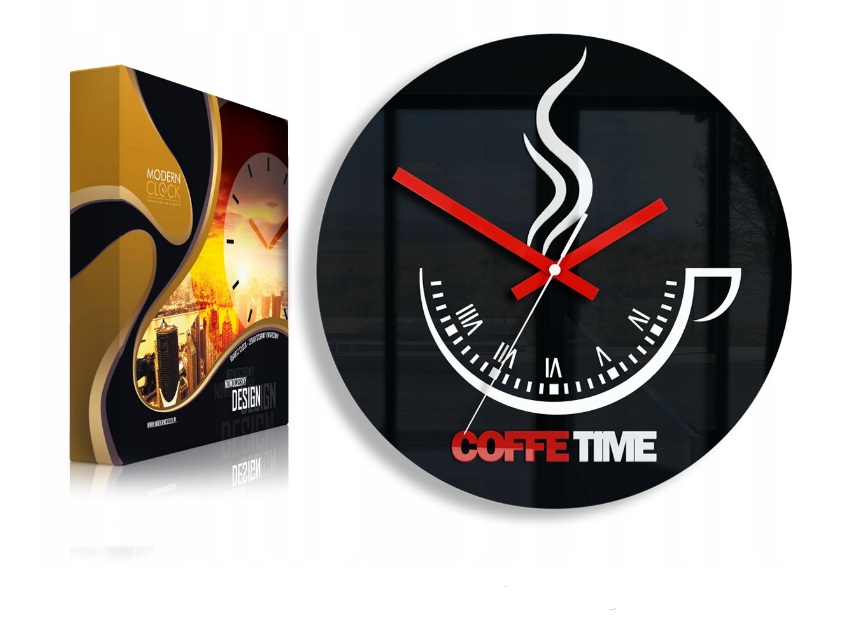 

Настенные часы Modern Clock Coffee Time