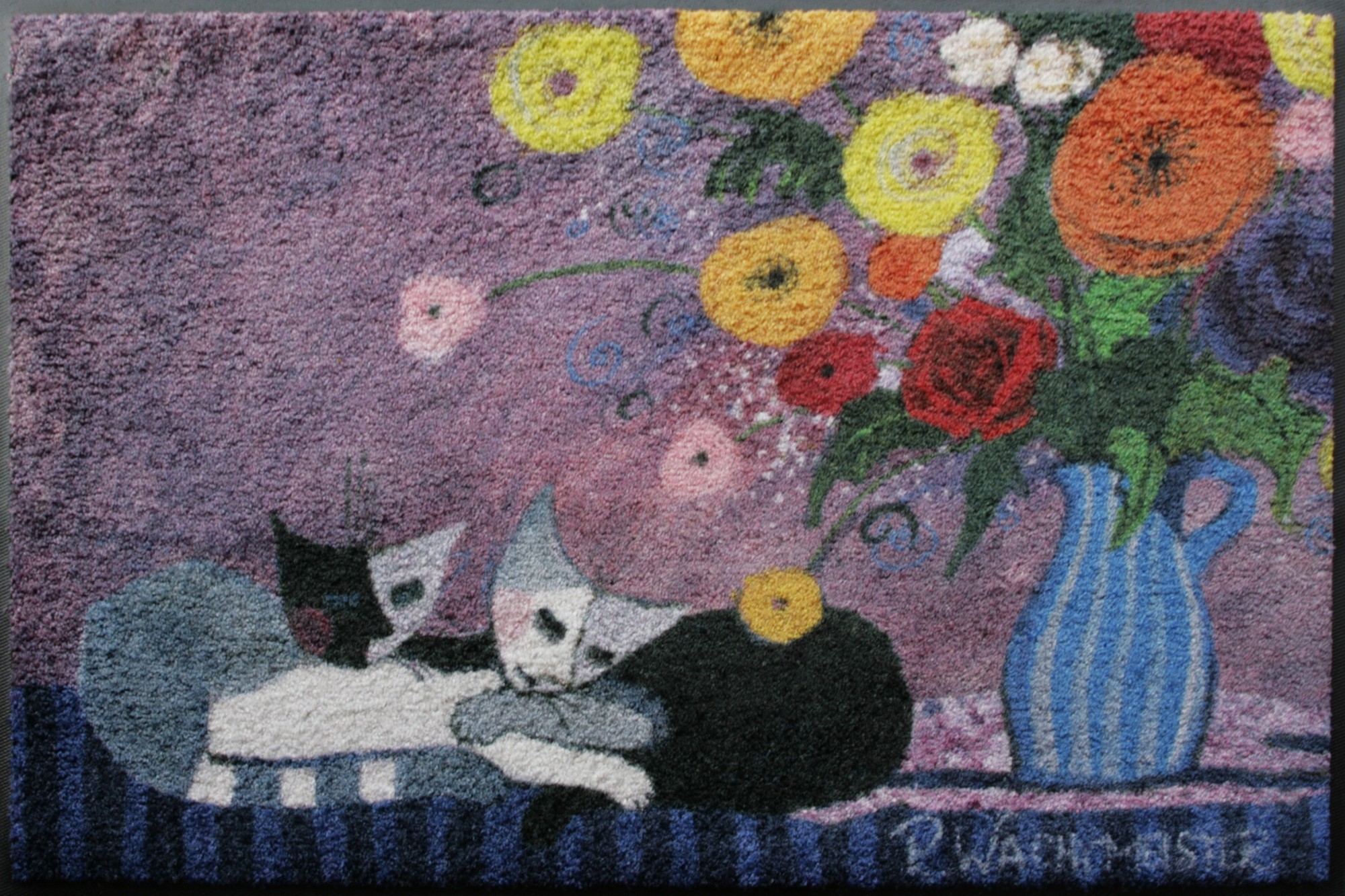 

Коврик дизайнерский SalonLowe Коты. Сиреневые сны 50х75 см