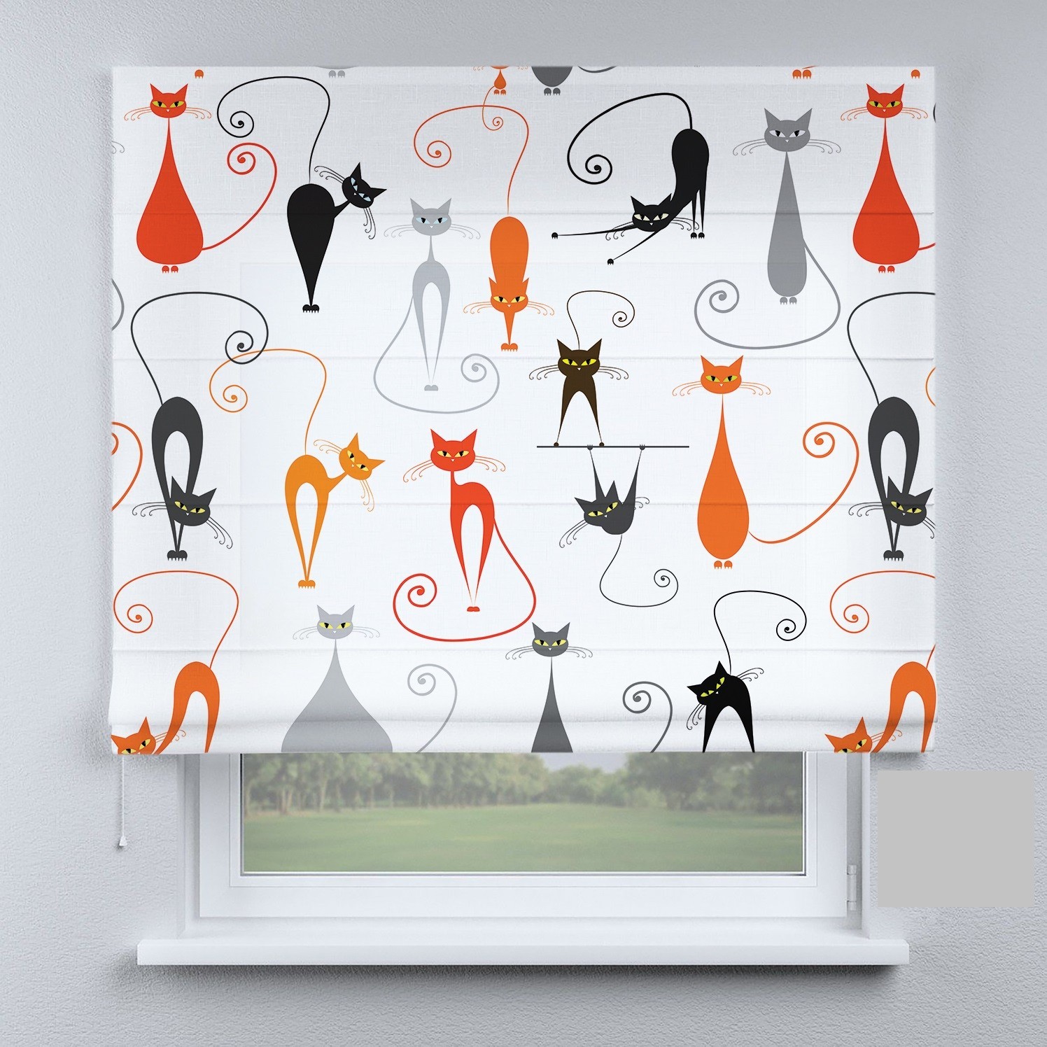 

Римские шторы DECOLIV котики детские 260*170 см