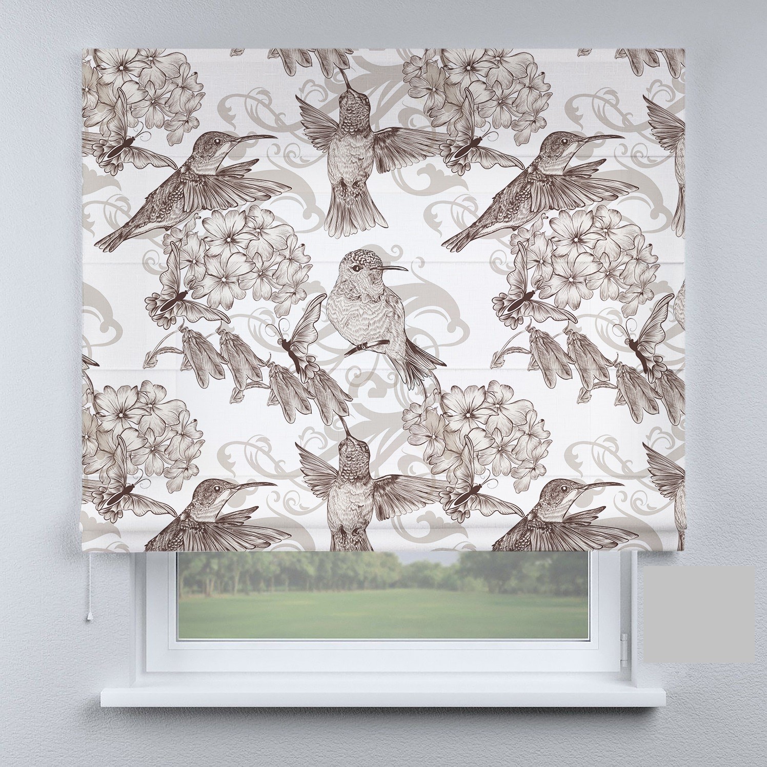 

Римские шторы DECOLIV птички 40*170 см