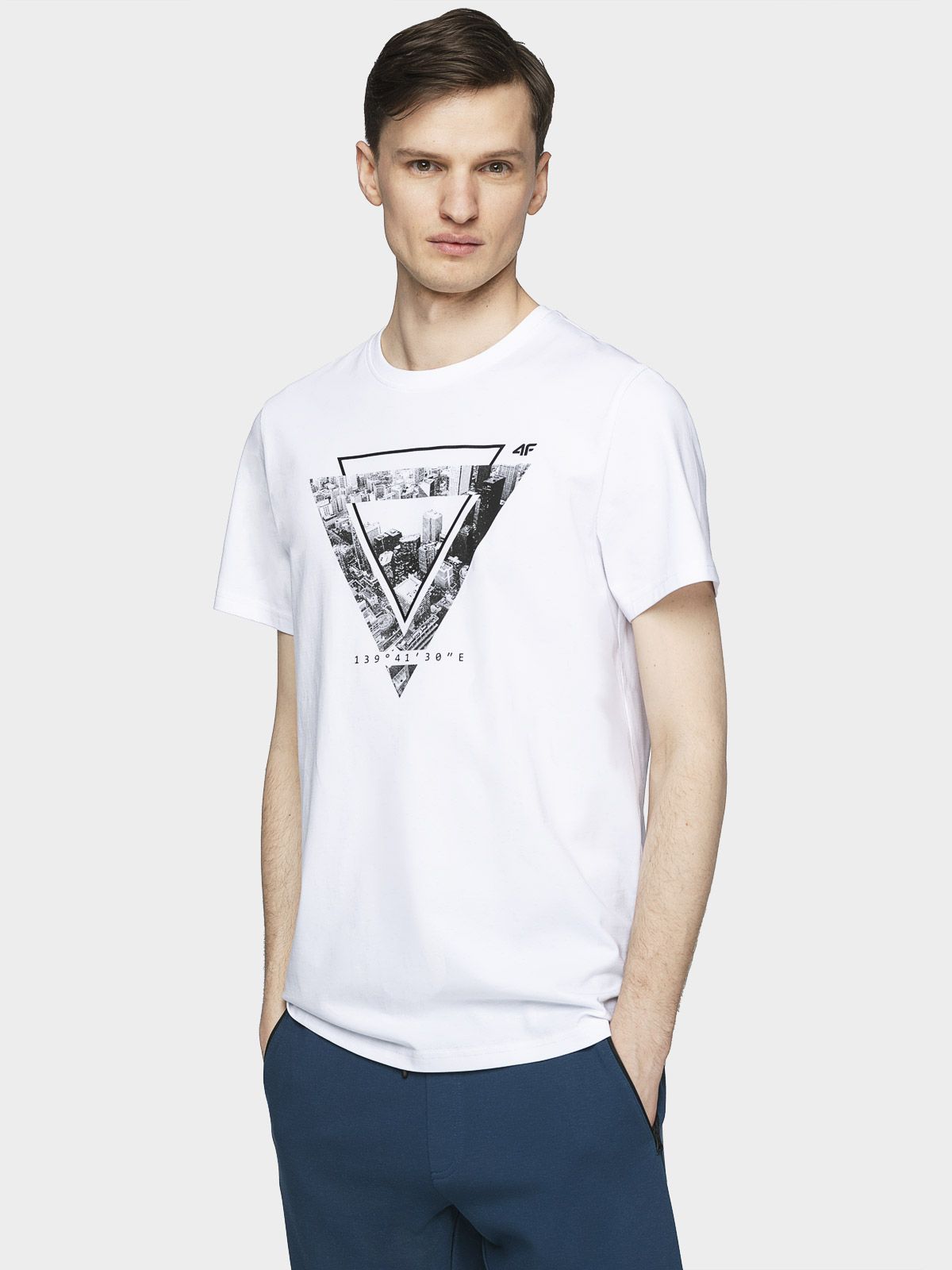 

Футболка 4F H4L21-TSM022-10S M White