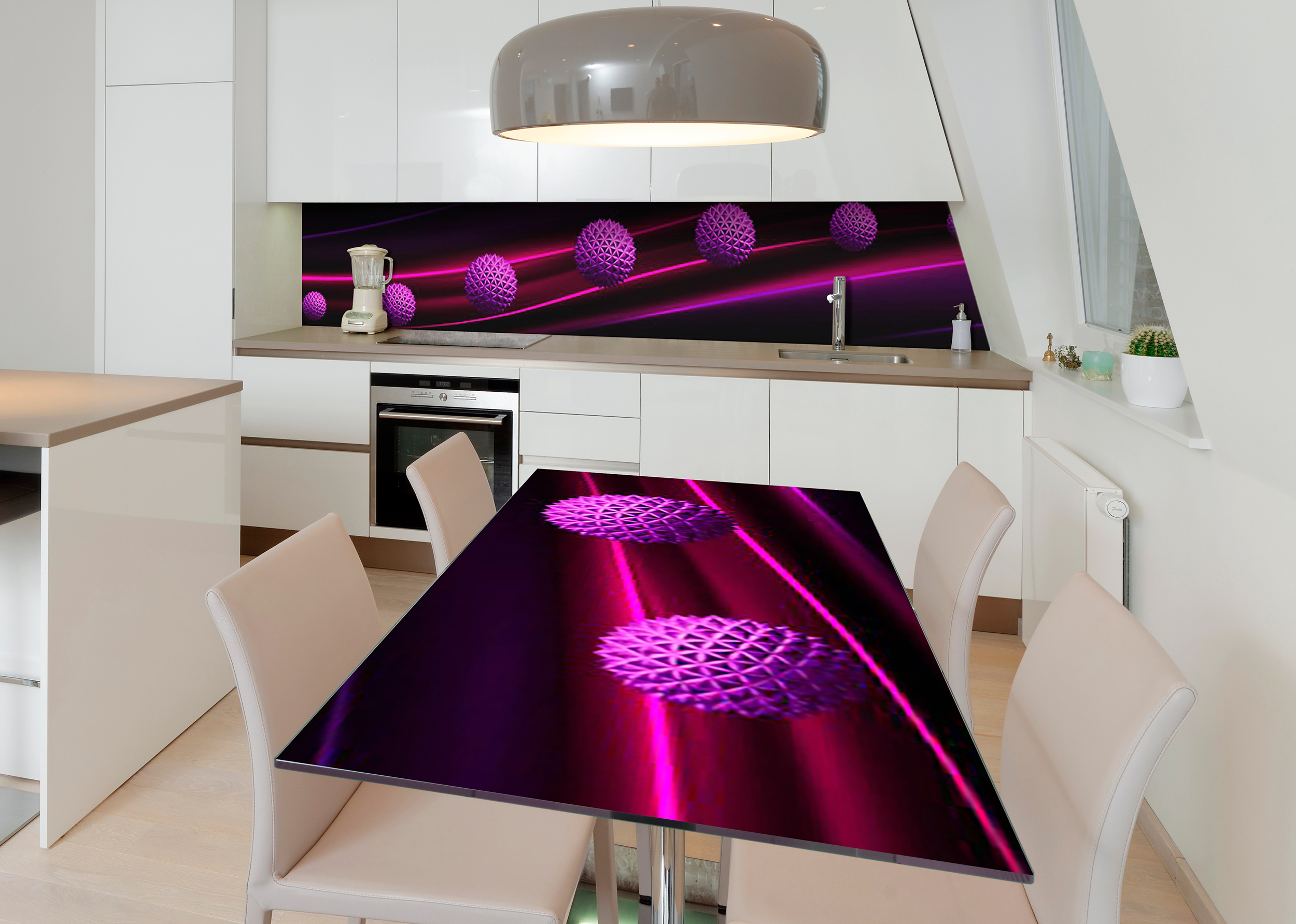 

Виниловая 3D наклейка на стол Zatarga Маджента 650х1200 мм (Z182925/1st)